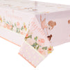 3 Pack Ballerina Party Table Covers, Plastic Tiny Dancer Tablecloths for Birthday, Baby Shower (54x108 In)