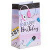 36 Pack Happy Birthday Music Party Favor Bags for Goodies, Gifts, Treats (Pink, 6 x 3 x 9 In)