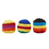 Crochet Knitted Sacks, Footbag Kick Balls, Assorted Colors (6 Pack)