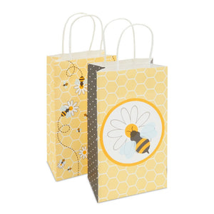 Bumble Bee Party Favor Bags for Baby Showers, Gender Reveal (24 Pack)