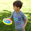 Tie-Dye Soft Flying Discs for Kids, Outdoor Family Games (8 In, Yellow, 4 Pack)