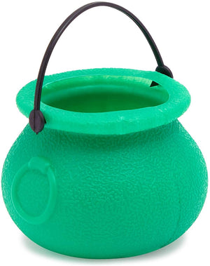Mini Cauldron Pot with Handle, St Patrick’s Decorations (Green, 24 Pack)