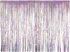 Foil Fringe Curtains - 2-Pack Holographic Foil Curtain, Metallic Tinsel Foil Fringe Curtain for Wedding Photo Backdrop, Birthday Party Decoration, Photo-Booth Background, 8 x 3 Feet