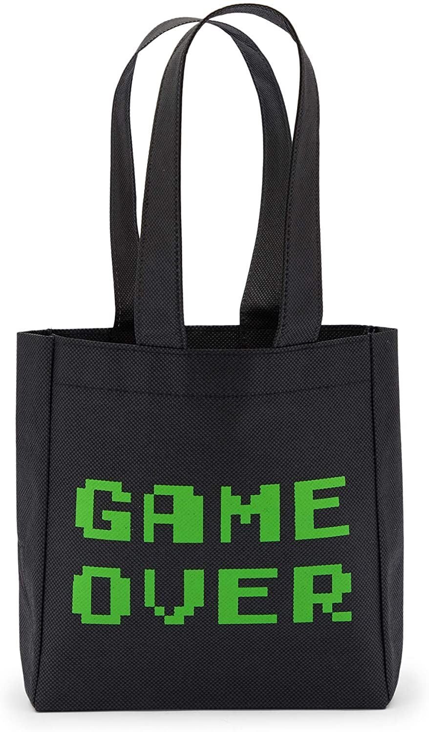 24 Pack Video Game Party Favor Bags for Boys, Gaming Canvas Gift Bags for Birthday (6.5 x 7 x 2 in)