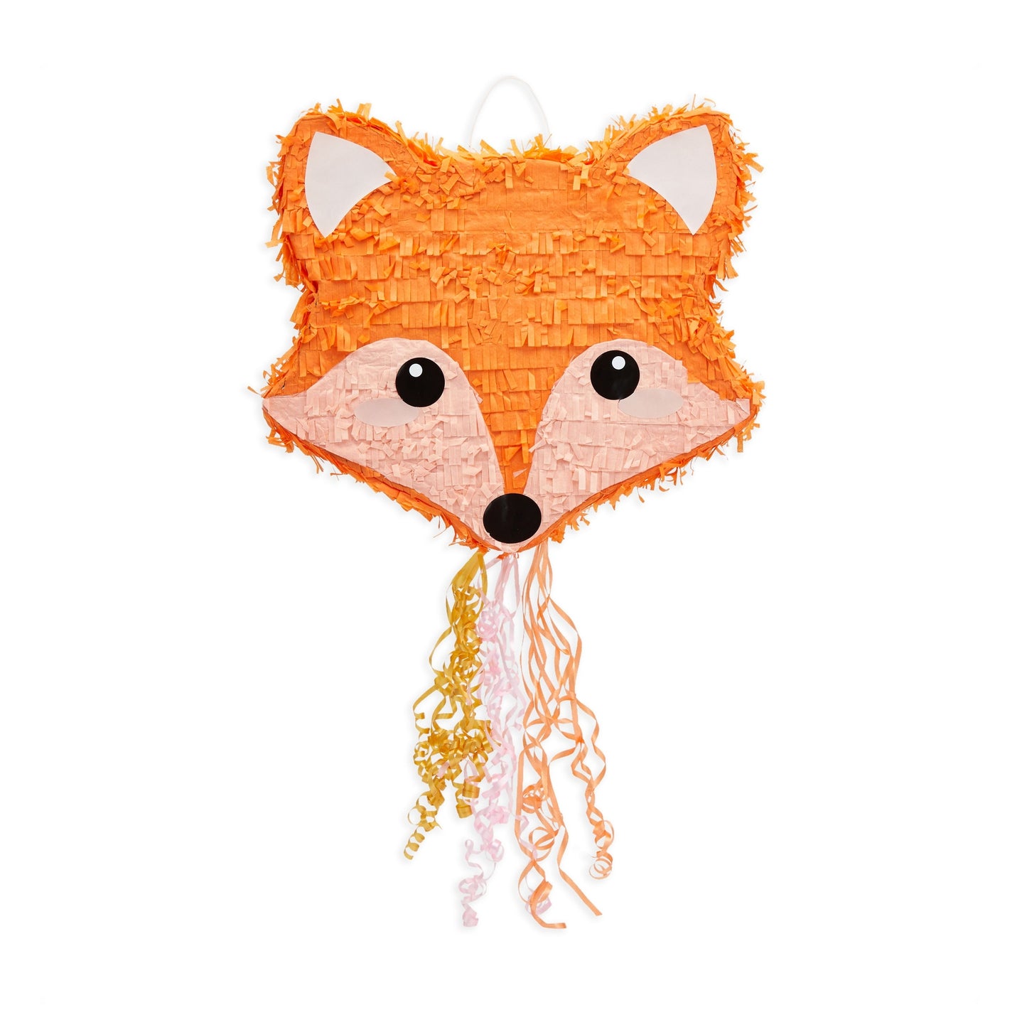 Pull String Fox Pinata for Woodland Baby Shower Decorations, Birthday Party (Small, 16 x 13 x 3 In)