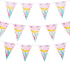 Mermaid Party Banners for Girls Birthday (11 ft, 3 Pack)