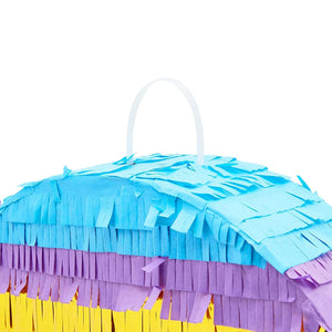 Rainbow Number 2 Pinata for 2nd Birthday Party Supplies, Fiesta , Cinco de Mayo Celebration (Small, 16.5 x 11 x 3 In)