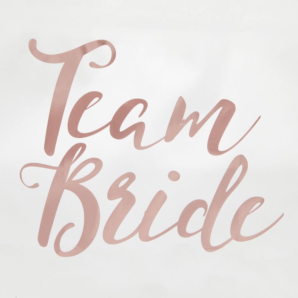 Team Bride Gift Bags for Bridesmaid Proposal, Bridal Shower Party Favors (15 Pack)